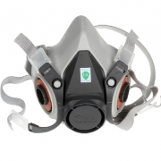 3M 6100防电焊烟防有机蒸气小号半面型防护面罩