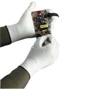 雷克兰7-3101白色聚酯纤维编织PU涂层手套