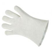 耐高温300度乳白色芳纶密织手套