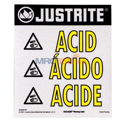 ��˹���� Justrite��ȫ��ʾ���Ա�ǩ29006