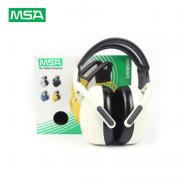 MSA 10087430（新型号10190357） 左/右系列被动式防噪音耳罩(中衰减 白 头盔式 SNR-28)