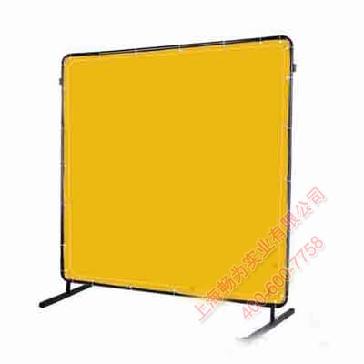 金黄色移动焊接防护屏